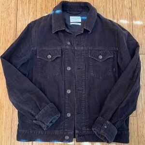 Rag & Bone Corduroy Black button down jacket size small